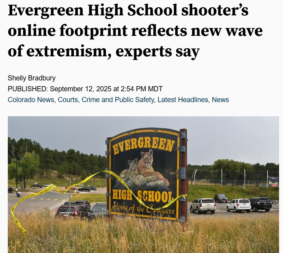 ADL's tweet image. 4 U.S. school shooters in the last 9 months were active on the violent gore site "WatchPeopleDie" before their attacks.

ADL's @orensegal said, "There is something connecting them, and it is these horrible online spaces. So even though the tragedy is unique every single time, we…