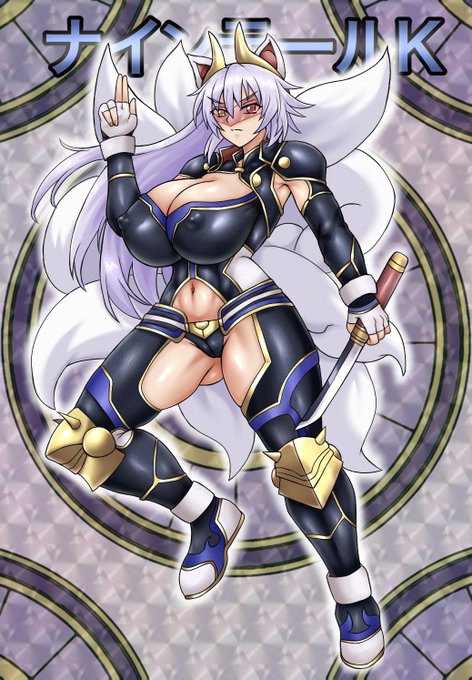 #神羅万象  神羅万象チョコよりクオンさん・・・ではなくナインテールKさん初描き‼︎ 