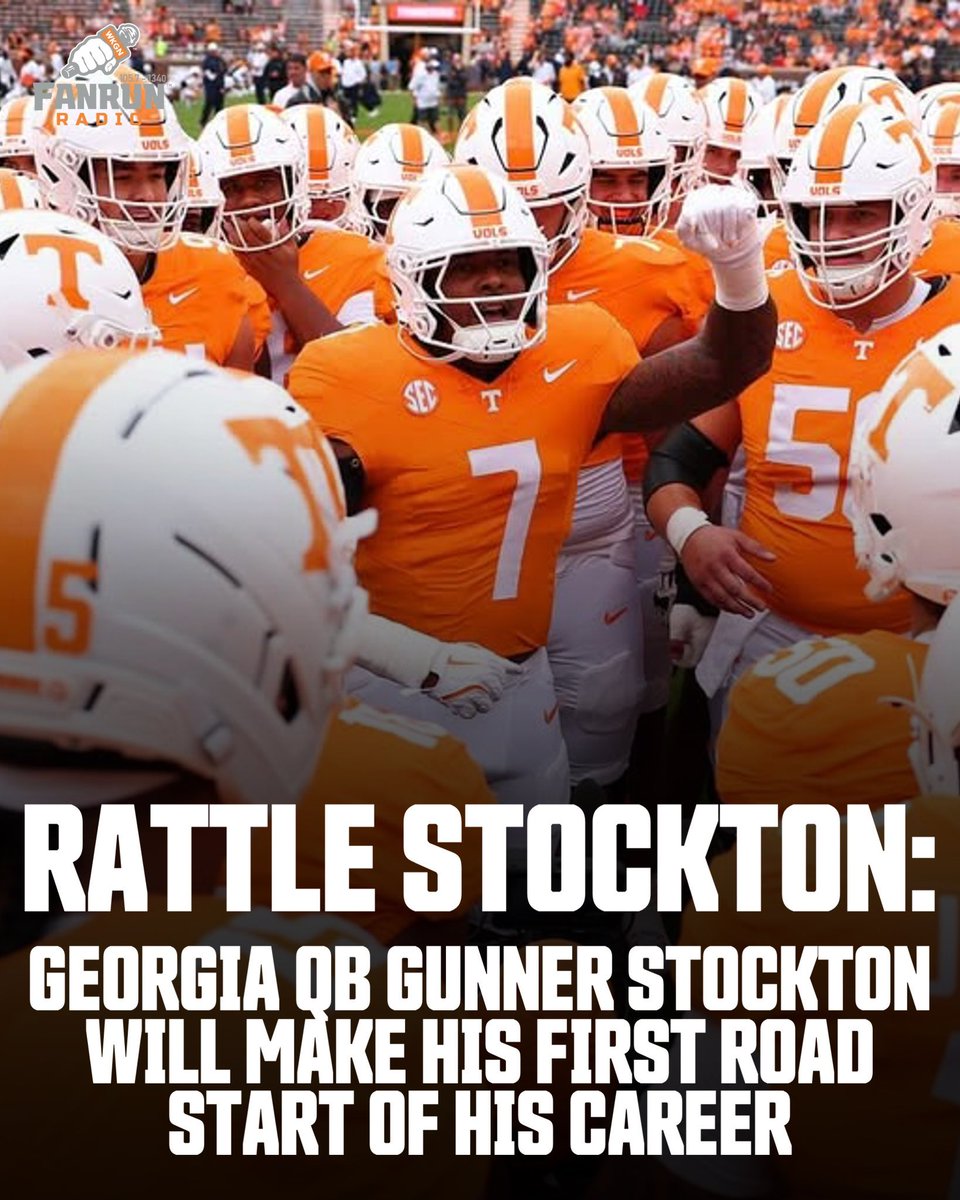 TriStar_Network's tweet image. I’m sorry… but one does not simply stroll into Neyland Stadium for their first road start and walk out with a win.
This place eats QBs alive.
Saturday, Gunner Stockton is about to find out the hard way. 🍊🔊
📸: @FOXSportsKnox