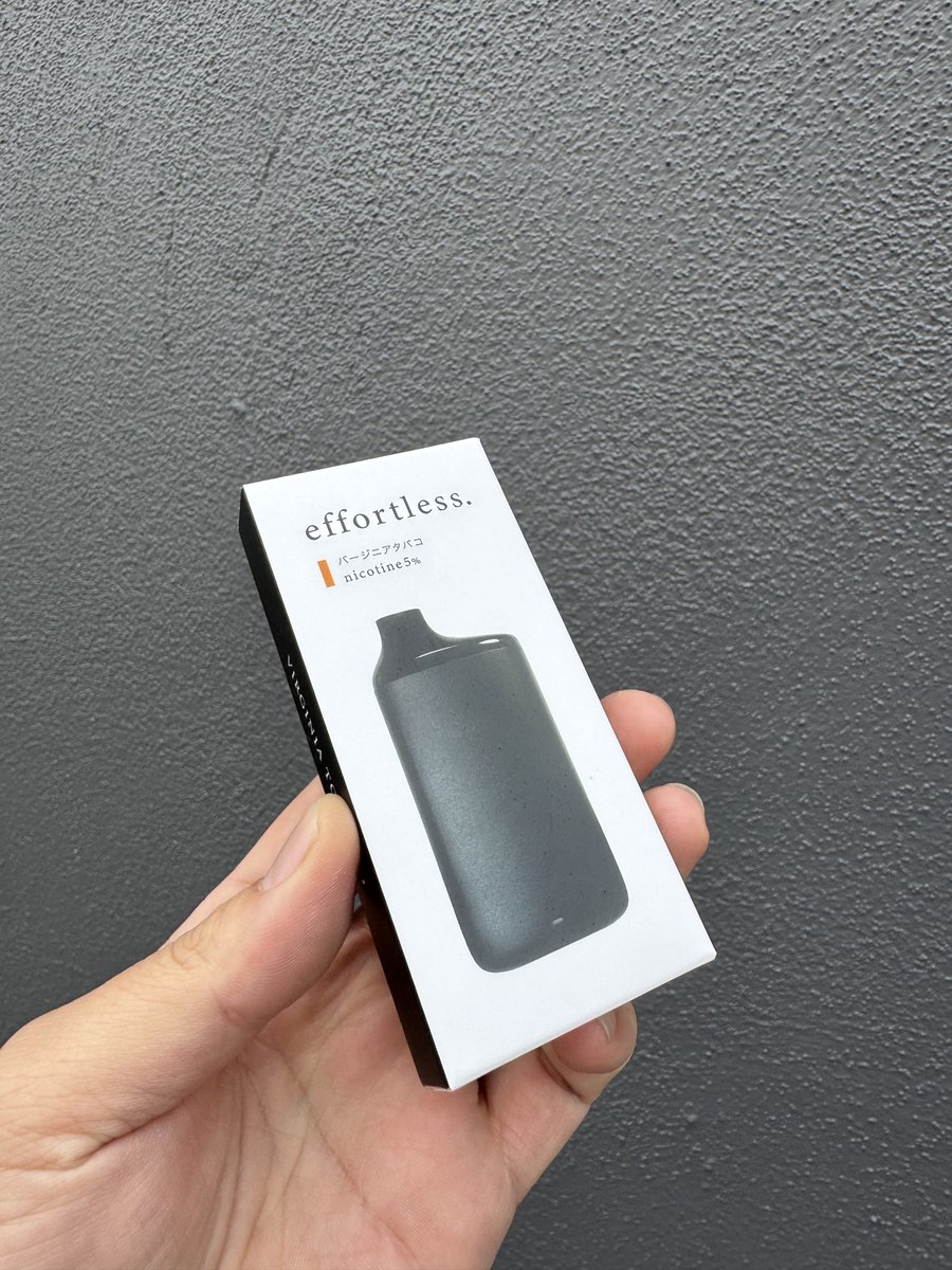 beyondvapenic's tweet image. 【再入荷しました】
シンプルでスタイリッシュ✨
Effortless Virginia Tobaccoが再び登場💨
軽量＆洗練デザインで、どこでもスマートに一服🍃
👉 nic.beyondvape.com/brands/-effort…
#Effortless #電子タバコ #ニコチン