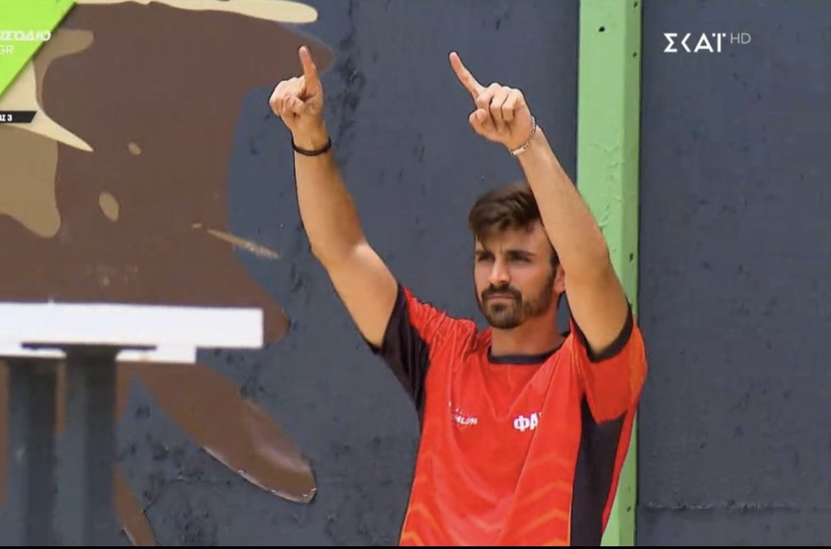 Πόρωση σε κάθε αγώνα του!
#fanisbole 
#exathlonGR