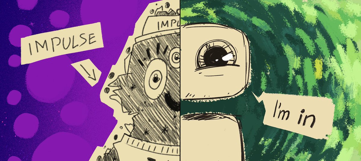 playimpulse's tweet image. $Impulse X $in - 1/1 Collab Art Raffle 

@ArnoKiss and @Zetetzone are collabing on a 1/1 art piece we will raffle to token holders of both tickers

#Impulse NFTs to be distributed to random signups (limit 30)

We’re riding the chaos, are you $in?