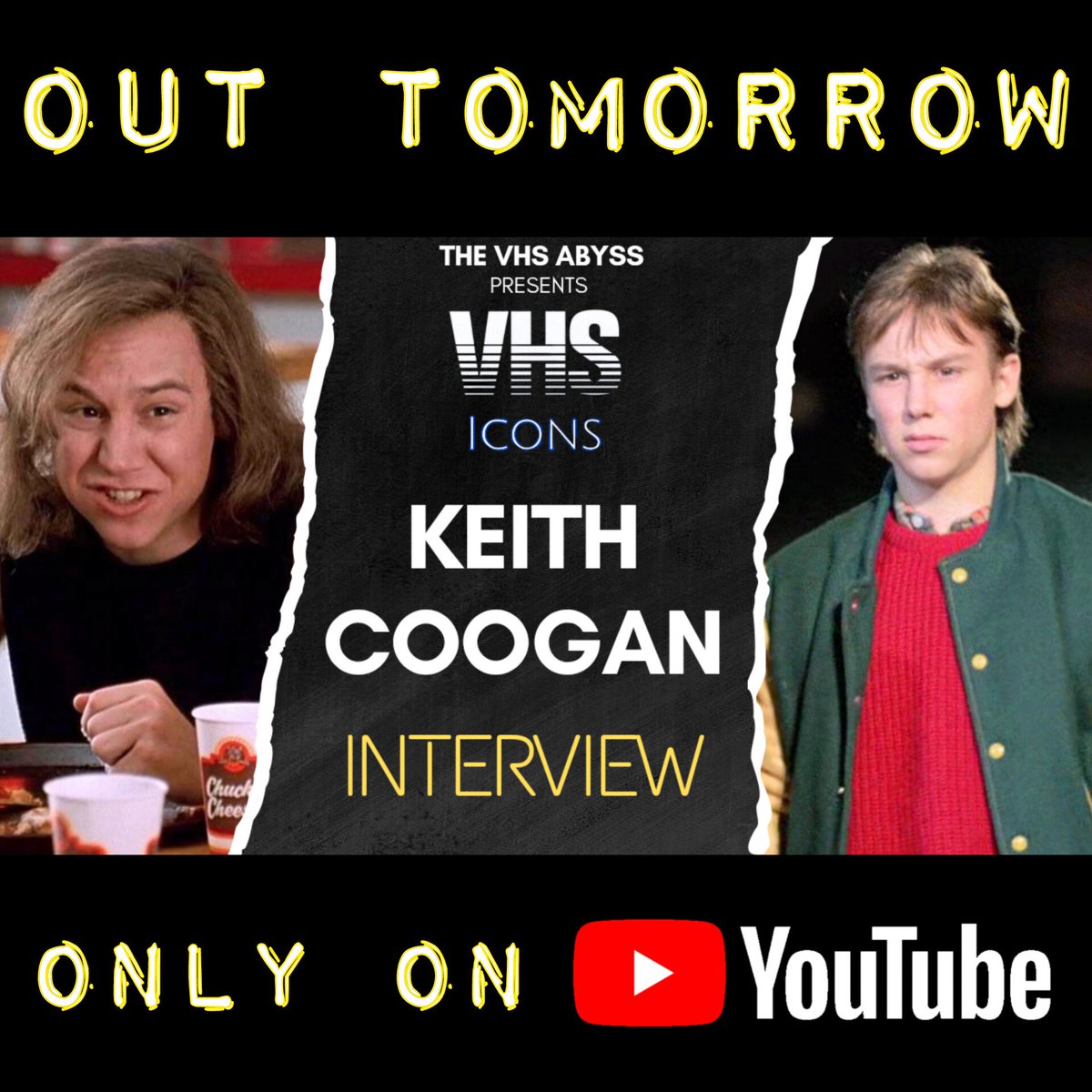 Released tomorrow, the video of our brilliant interview with cult movie actor KEITH COOGAN where we cover his movies ADVENTURES IN BABYSITTING, TOY SOLDIERS, DON'T TELL MOM THE BABYSITTER'S DEAD.

Can't wait? . . . Listen to the audio interview here 👇
linktr.ee/the_vhs_abyss?…