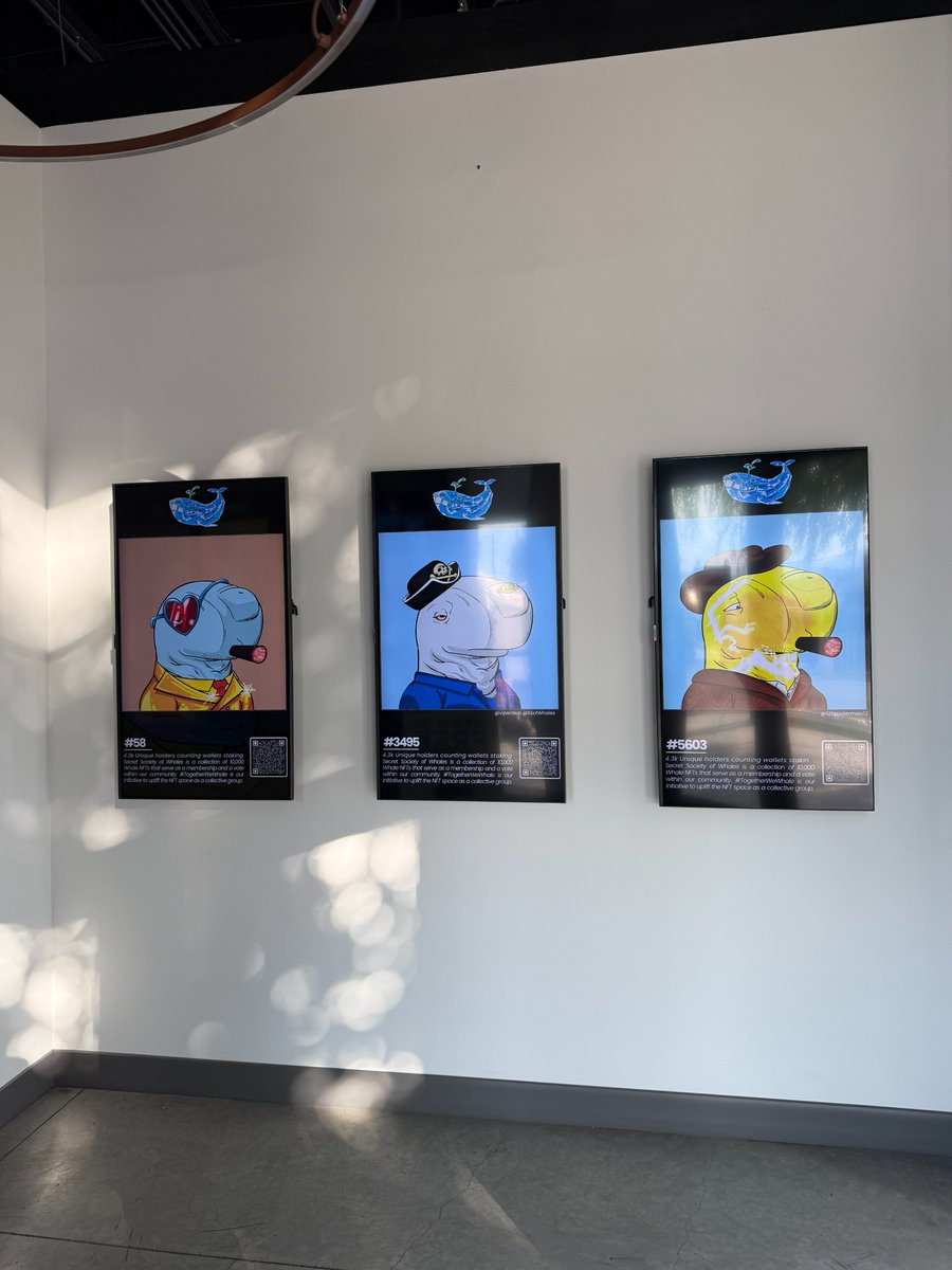 JRNYGallery's tweet photo. Need a splash to cool off before summer ends? Catch the wave and come see @SSofWhales in JRNY Gallery!