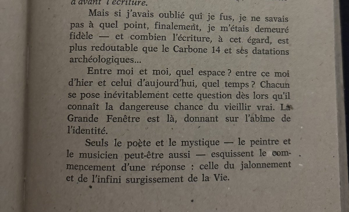 Vieillir vrai - malgré l’obsession harassante et la soif inextinguible d’absolu.