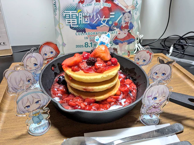 6回目のシロダイス!! シロダイス収めしてきました 1か月半、素敵なコラボをありがとうございました シロダイス…キ! #シロダイス