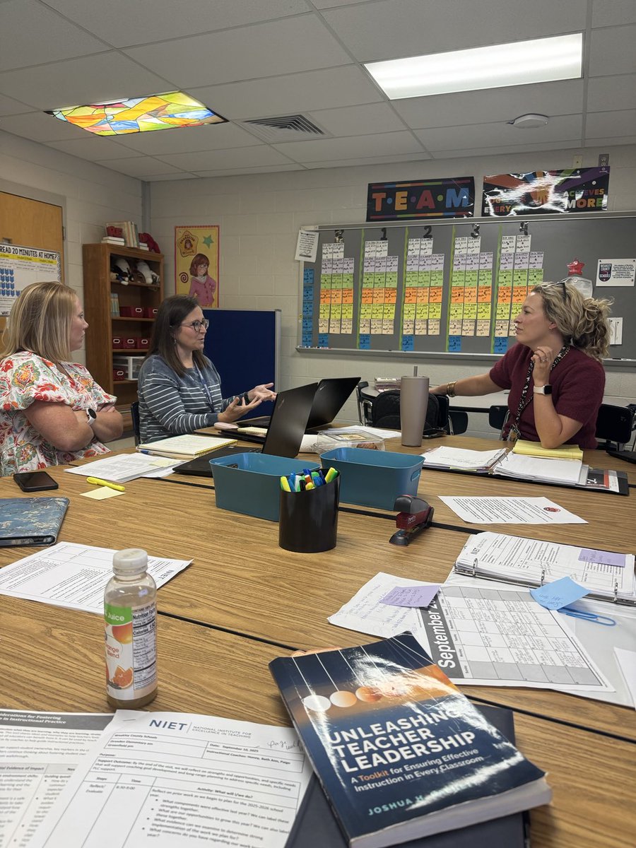 ⁦⁦<a href="/WeakleySchools/">Weakley County Schools</a>⁩ Instructional Coaches engaged together this week by reflecting and considering next steps for implementing strategic coaching moves, planning and collaborative structures that support building educator excellence!🎯⁦<a href="/NIETteach/">National Institute for Excellence in Teaching</a>⁩