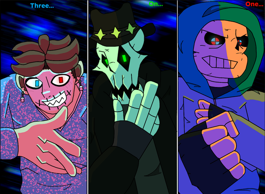 NEofficialDSS's tweet photo. Three On One #undertale #art #sprite #pixelart #characters #oc #originalart #originalcharacters #skeletal #skeleton #sheriff https://t.co/KUQYWqj1ME