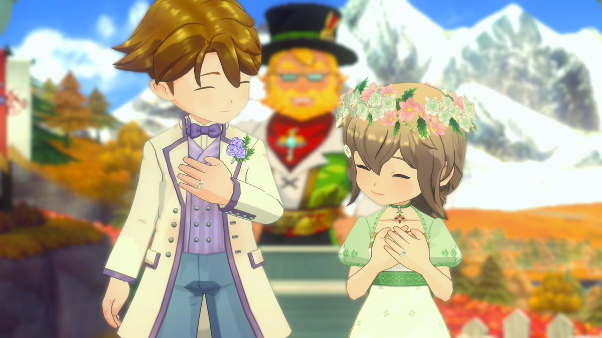 niniyuuna's tweet photo. no lifed for 34 hours (got the game 3 days ago) to see this and marry jules in autumn since he looks the prettiest in fall hehe so happy #SoSGrandBazaar https://t.co/fQ74ve5bWx