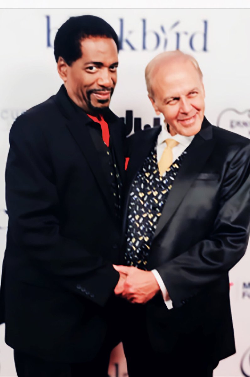 Last night BusBoys leader Brian O’Neal attended the Guitar Center Foundation’s Annual Gala at the Melbourne Hotel. This year’s honorees were Terry Lewis and Jimmy Jam and legendary sound engineer John McBride. Brian was the guest of GCF President David Helfant. Old friends Jimmy,