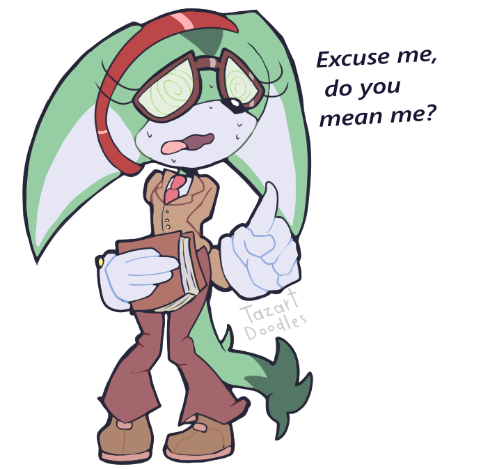 My little concept of what the new character's personality would be like #SonicTheHedgehog #idw