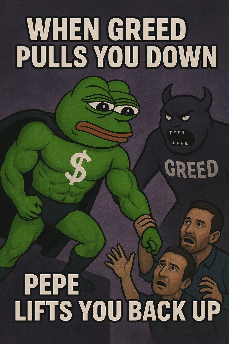 MaryAnders66124's tweet image. When greed tries to drag us down… Pepe’s strength always pulls us back up 💪🐸🚀 #FPEP #PEPE
0xdc15bd1968e5f7B7529b99363464658cb582cBBf