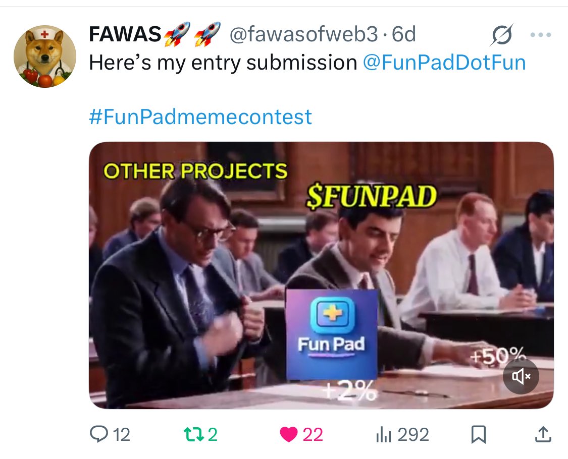 FunPadDotFun's tweet photo. @fawasofweb3 @cryptodotmich @zoefittro12 Dear no harsh feeling for anyone. But please compare the winner meme with yours. https://t.co/2hGmfaoFaI