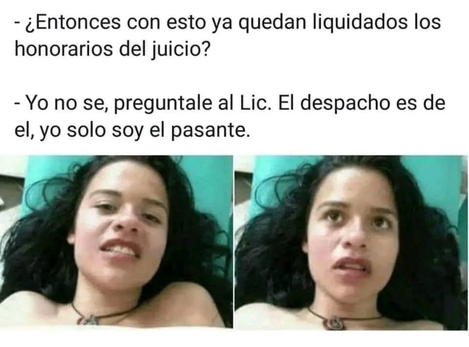Se cuajo el pasante alv!! 😂🤣💦