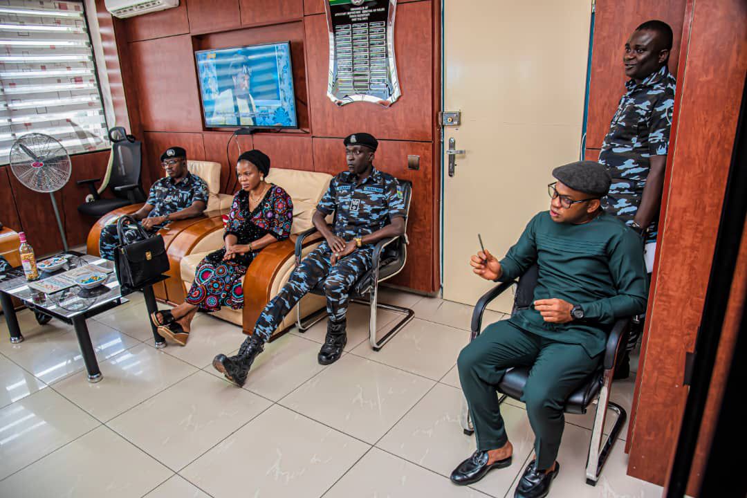 NPFSports's tweet photo. PHOTO NEWS: 
Force Director of Sports leads delegation to welcome the newly appointed Chairman of the Force Sports Planning Committee for the 15th Biennial Police Games (BIPOGA) 2026 - AIG Fom Pam Joseph, psc(+). https://t.co/OSVYYkBCyl