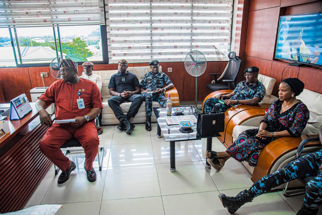 NPFSports's tweet photo. PHOTO NEWS: 
Force Director of Sports leads delegation to welcome the newly appointed Chairman of the Force Sports Planning Committee for the 15th Biennial Police Games (BIPOGA) 2026 - AIG Fom Pam Joseph, psc(+). https://t.co/OSVYYkBCyl