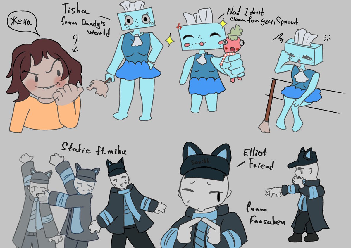 1Sovikk's tweet photo. #forsakenroblox #dandysworld #Tisha #elliotforsaken 
just dumbs sketches https://t.co/mxsoNmt40C