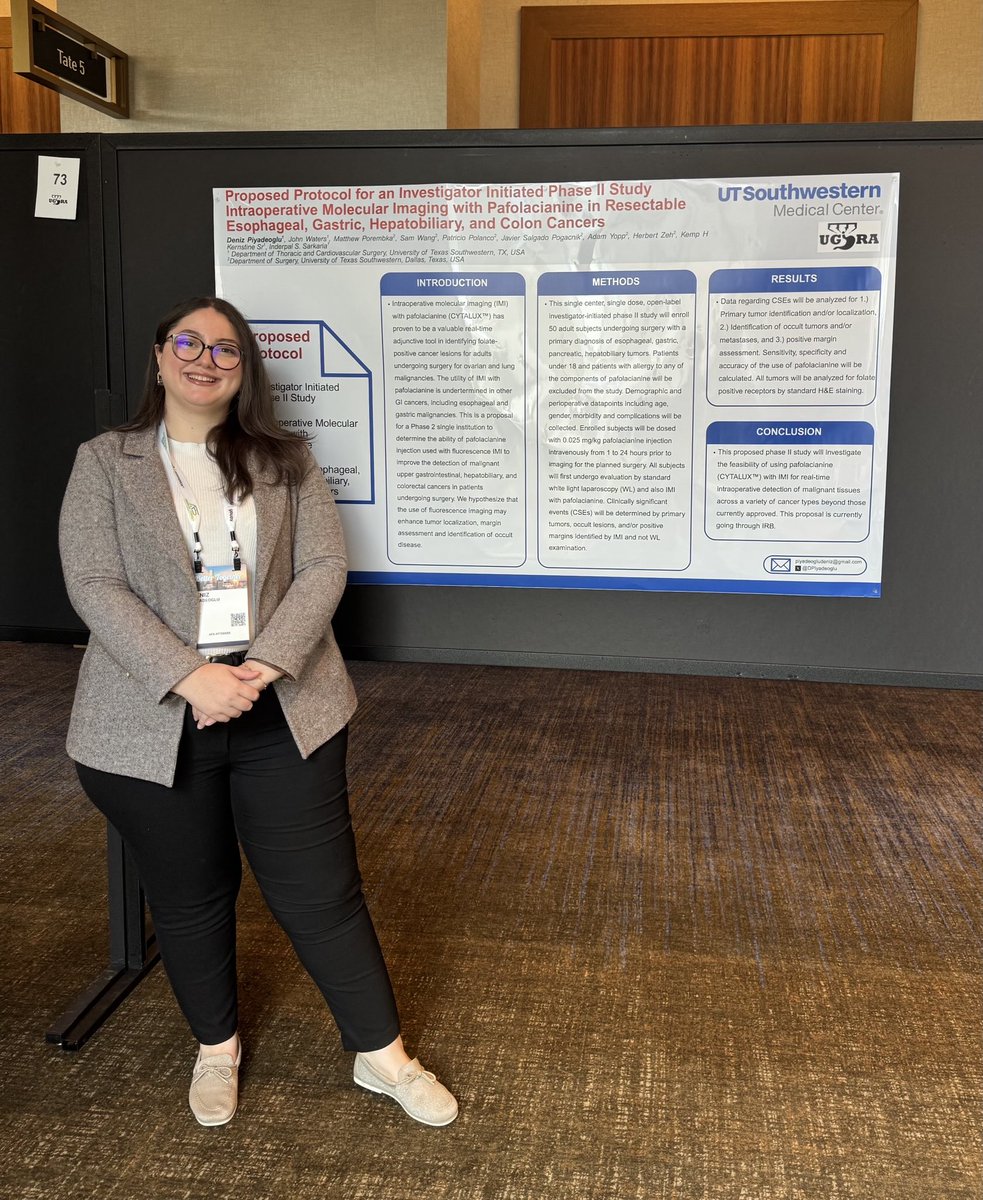 DPiyadeoglu's tweet photo. Thrilled to have 4 posters at #UGIRA! 🎉 Grateful for the opportunity and incredibly thankful to Dr. Kernstine and Dr. Sarkaria for their amazing mentorship and support 🙏🧠📊 #medtwitter https://t.co/VTMLsfm6Gv