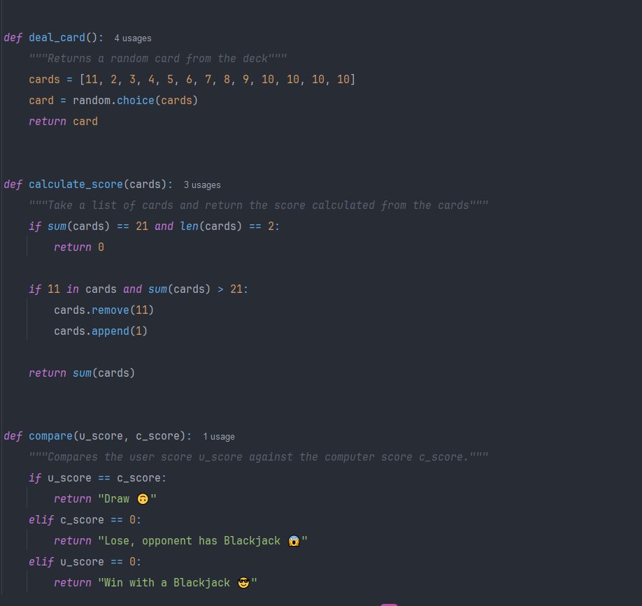 ManuelsDesk's tweet photo. Day 11 of Python 🐍 → Built Blackjack 🎲
Finally a casino where I still lose money, but at least it’s just in code 😂
#100DaysOfCode #CodingJourney #CodingLife #UIUXDesign #programminglife #SoftwareDevelopment #html6 #React https://t.co/vnK28CDEvN