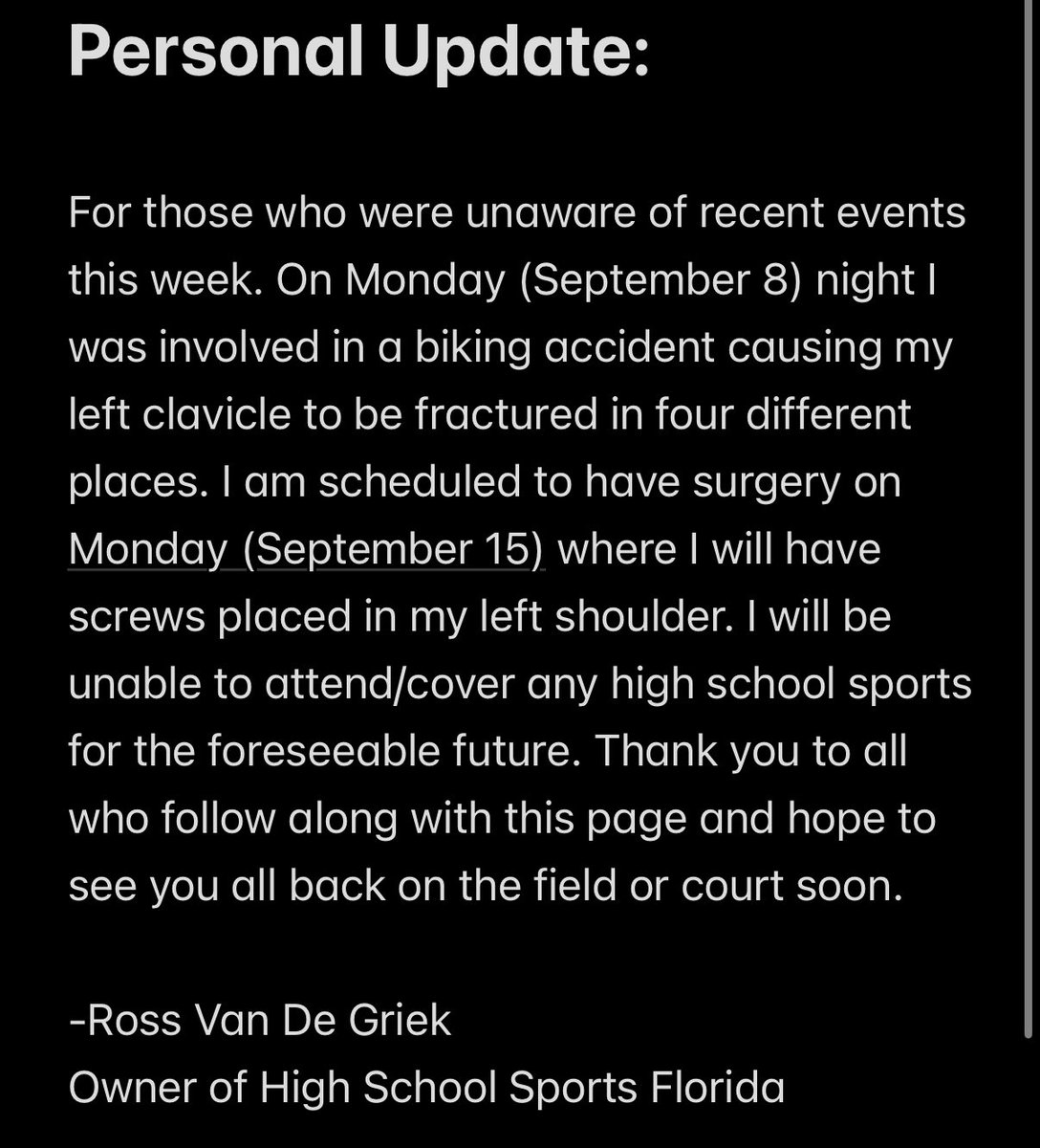 HSSportsFlorida tweet media