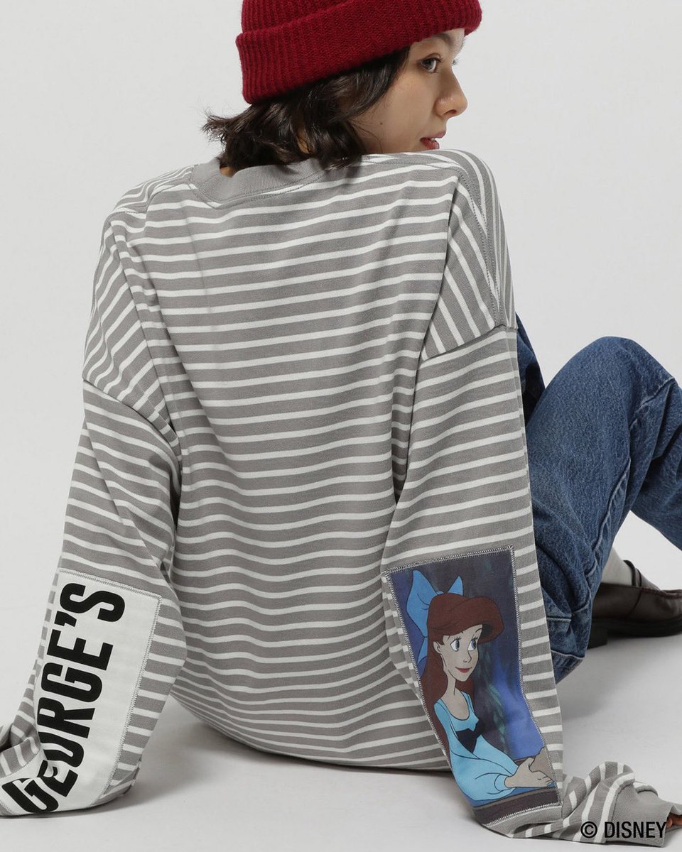 PICK UP ITEMS／／ GEORGE'S 【DISNEY】アリエル／ボーダーロンT 人気