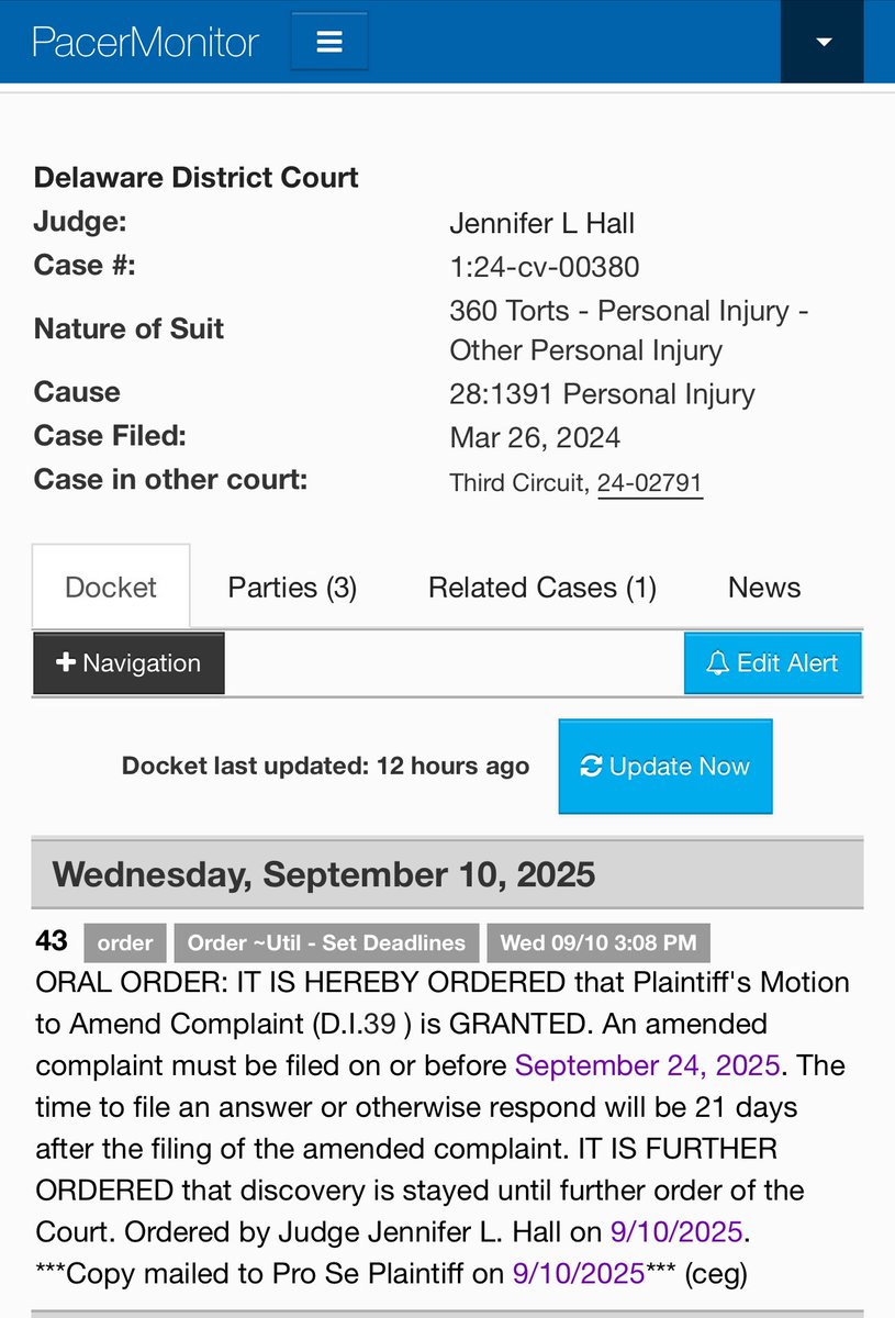 “🚨 BREAKING VICTORY! Judge Hall just GRANTED my motion to amend in Garrett v. PDVSA (Del. Ct. 9/10/25)—paving the way for justice in the ‘petroleum holocaust’! Venezuelan workers, silenced by Maduro’s captured courts &amp; crushed by poverty, will finally expose PDVSA’s abuses. No