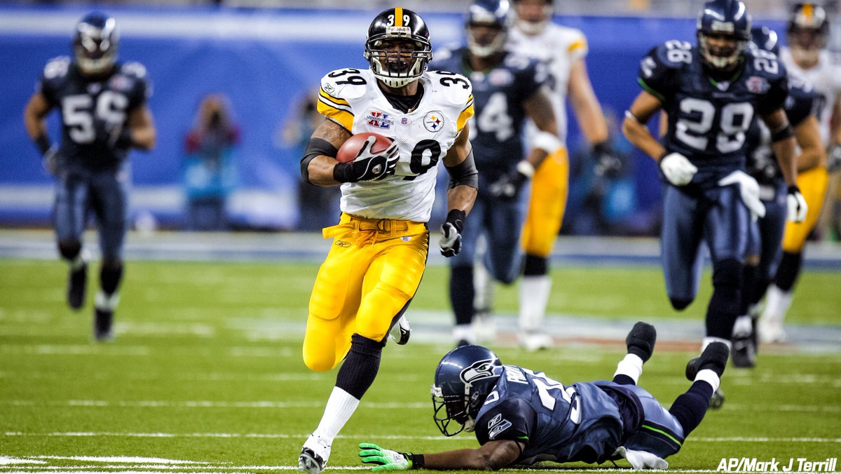 SteelersHistory's tweet photo. Steelers vs Seahawks on the biggest stage #FBF https://t.co/QR6tUgFVxd
