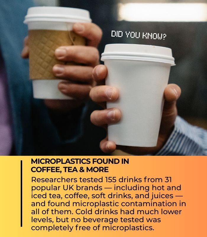 MEPAlliance's tweet image. Microplastics with your latte? ☕Turns out every sip comes with a side of plastic sprinkles.🤢 Bon appétit!

#Microplastics #PlasticProblem #Nurdles #NumNum #DrinkResponsibly #OceanHealth #PlasticPollution  #PlanetOverPlastic