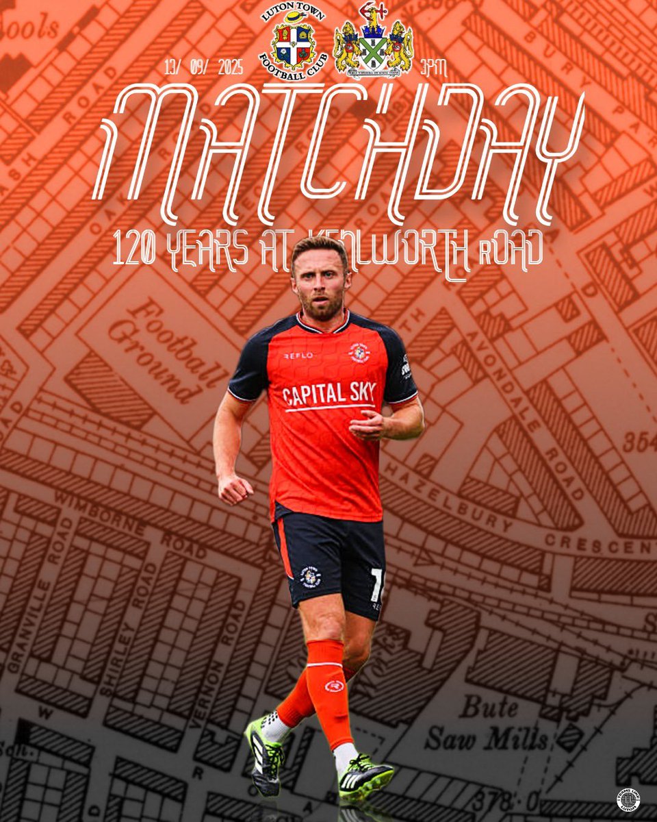 🟠 MATCHDAY 🟠

The Hatters are back! After 11 days away, the Town return to Kenilworth Road to face Plymouth. A clean sheet would set a club record for the fewest goals conceded in the first seven football league games.

Score predictions?

#teamslikeluton #luton #Plymouth