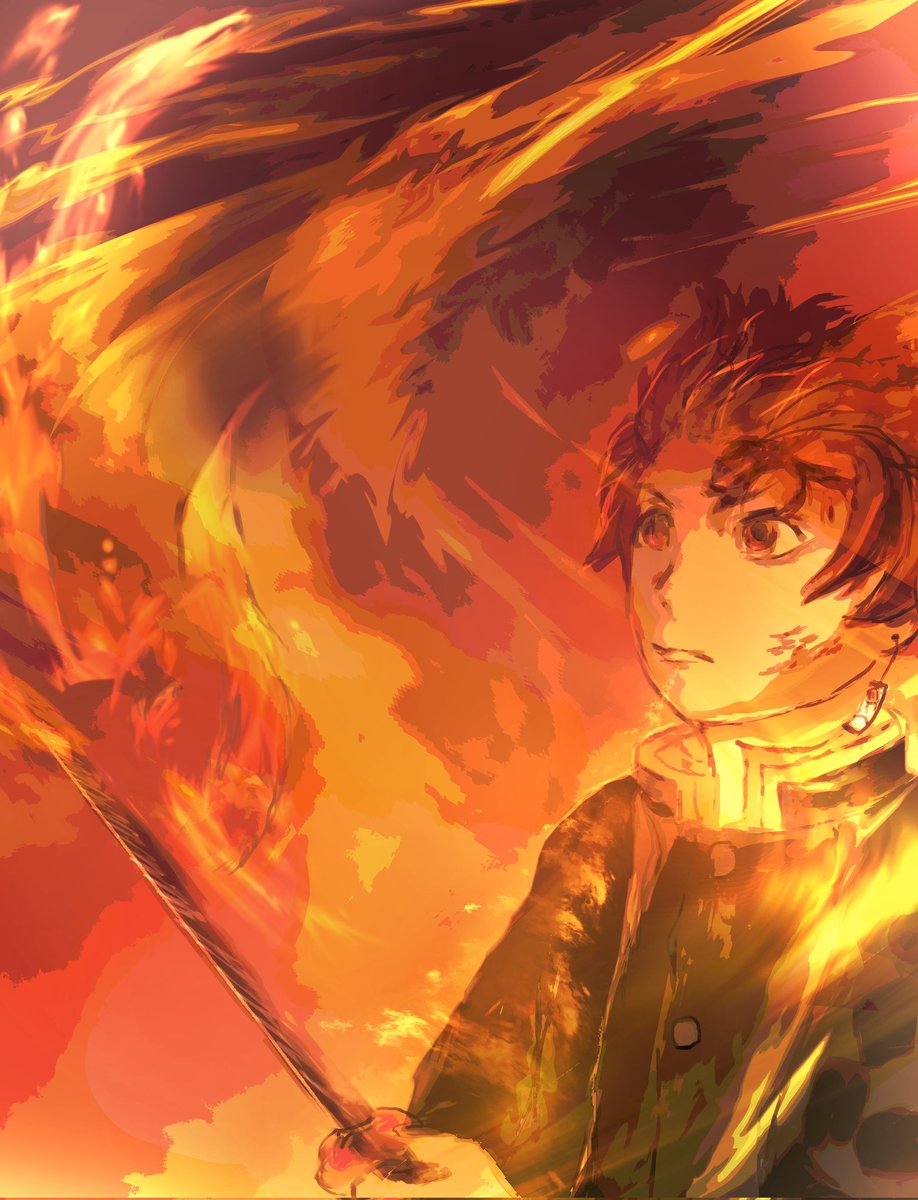 #イラスト
#鬼滅の刃
#竈門炭治郎
