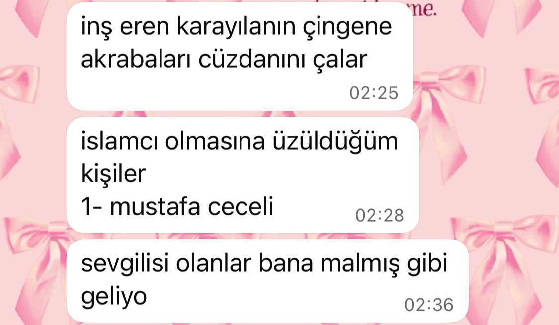 Yazmadıkça kendi kendine yazdığı şeyler koparttı aq