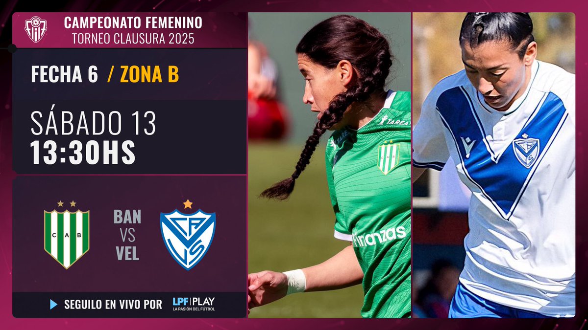 LPFPlay's tweet image. ¡Mañana viví toda la #Fecha6 del #TorneoFemenino Clausura 🏆por @LPFPlay! 

▶️ @LPFPlay 
💻lpfplay.com - La Pasión del Fútbol
👉🏼 lpfplay.com/event/68c40c2e…
