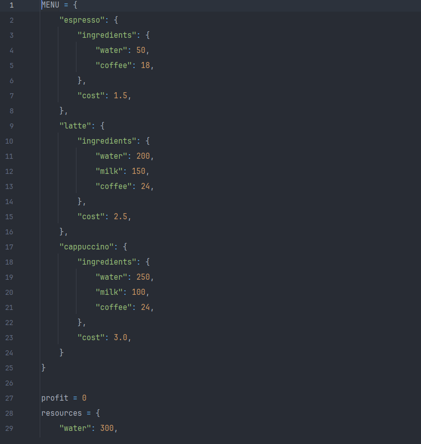 ManuelsDesk's tweet photo. Day 15 🐍💻 Built a coffee machine in Python… finally, code that understands my caffeine addiction ☕😂#CodingJourney #CodingLife #UIUXDesign #programminglife #SoftwareDevelopment #html6 #React https://t.co/AxCyfI85wE