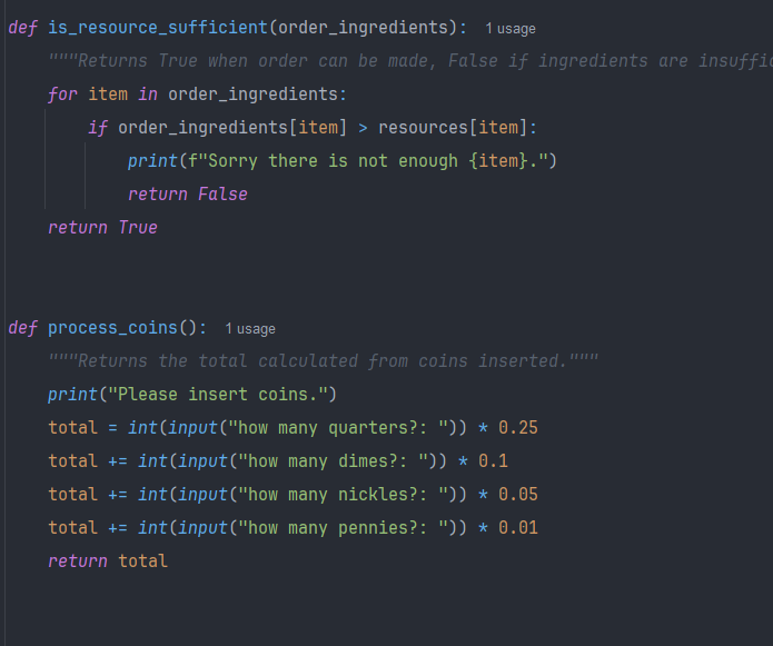 ManuelsDesk's tweet photo. Day 15 🐍💻 Built a coffee machine in Python… finally, code that understands my caffeine addiction ☕😂#CodingJourney #CodingLife #UIUXDesign #programminglife #SoftwareDevelopment #html6 #React https://t.co/AxCyfI85wE