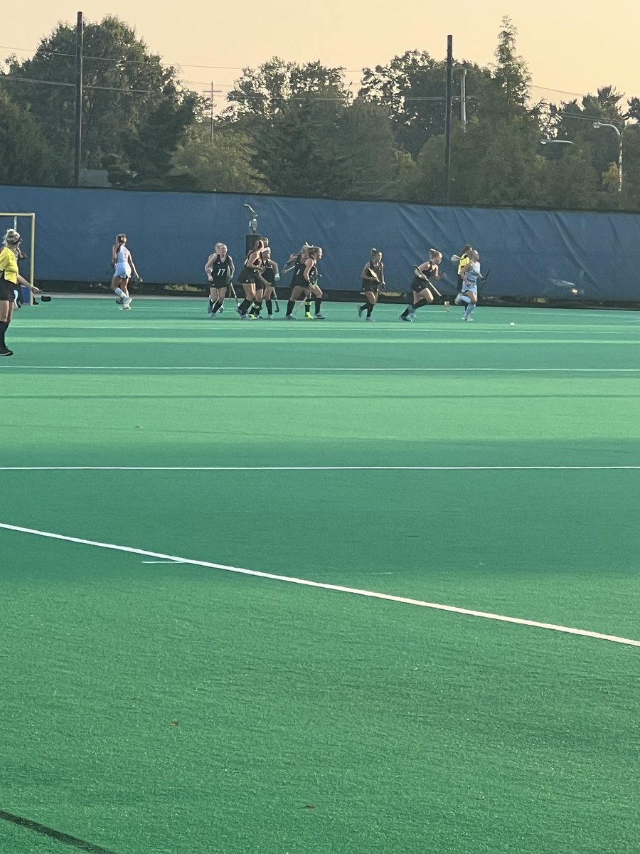 Congrats to <a href="/TaraZollinger/">Tara Zollinger</a> and <a href="/Delaware_FH/">Delaware Field Hockey</a> on picking up win #1. I have to say I may be the good luck charm 😂😂😂😂😂