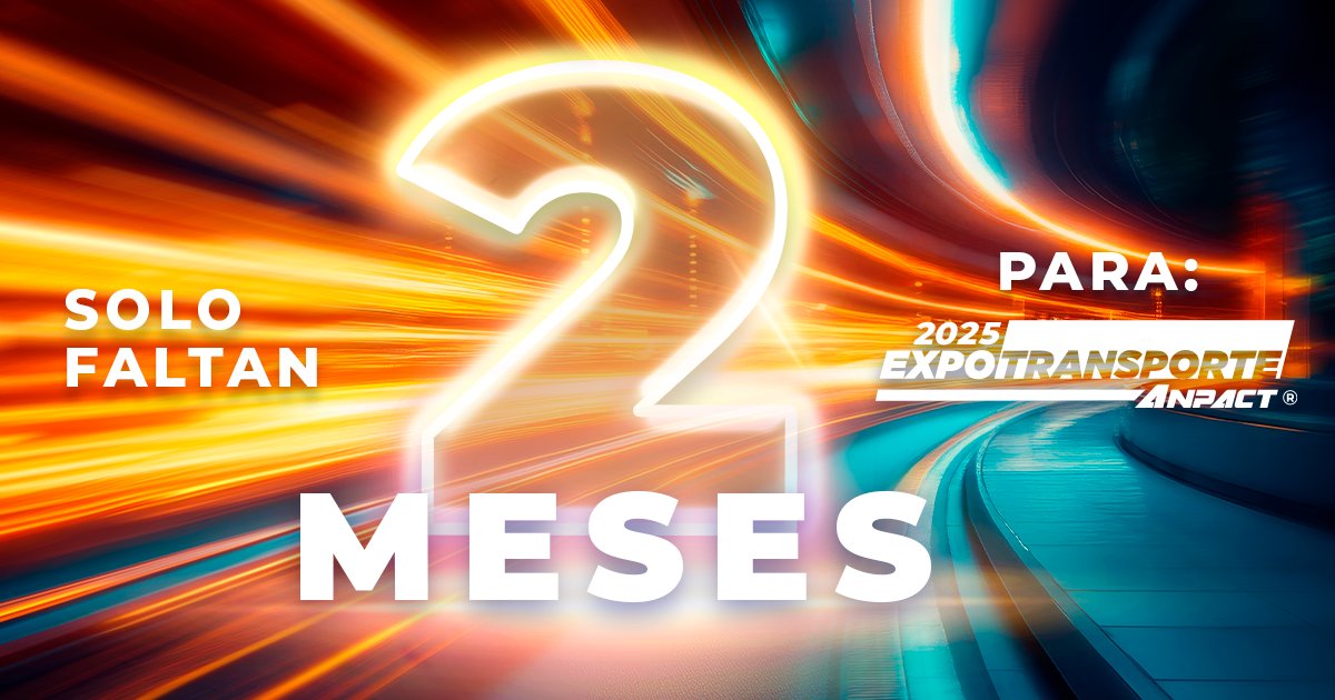 🚛✨ ¡Faltan solo 2 meses para vivir la Expo Transporte ANPACT 2025!
El encuentro más grande de innovación, sustentabilidad y negocios del autotransporte en América.
🔗 Regístrate aquí y asegura tu lugar: bit.ly/ExpoTransporte…