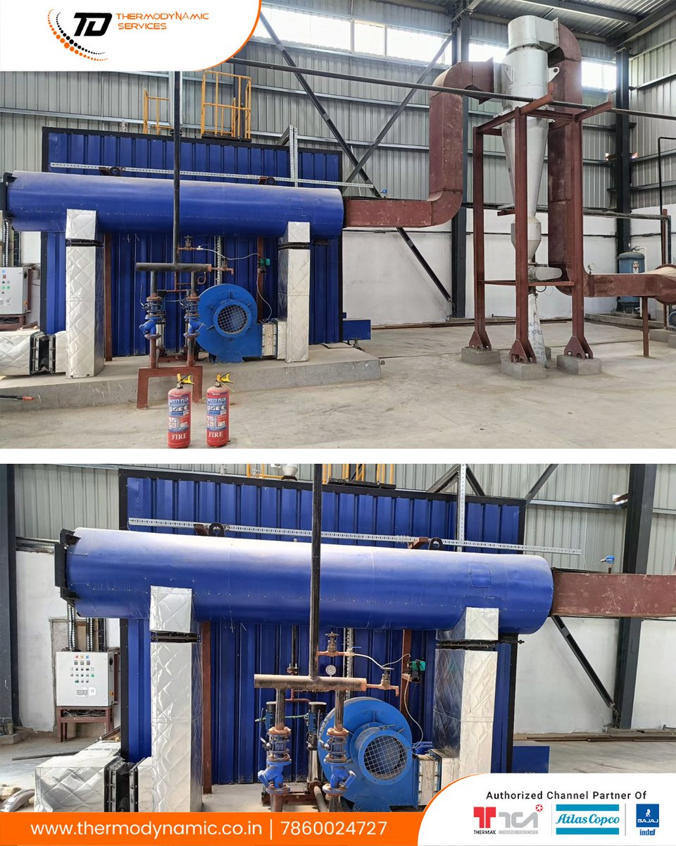 Thermodynamic_S's tweet image. New Boiler Installed! 

Model CBSG20 (2TPH) is now powering the cattle feed industry in Amethi, Sultanpur – ensuring efficient steam &amp;amp; smooth operations.

Call us at - 7860024727

#BoilerSolutions #SteamBoiler #IndustrialBoiler #NewInstallation #CattleFeedIndustry