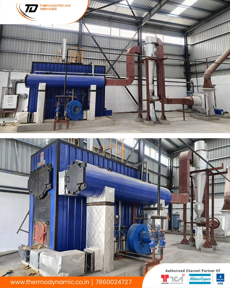 Thermodynamic_S's tweet image. New Boiler Installed! 

Model CBSG20 (2TPH) is now powering the cattle feed industry in Amethi, Sultanpur – ensuring efficient steam &amp;amp; smooth operations.

Call us at - 7860024727

#BoilerSolutions #SteamBoiler #IndustrialBoiler #NewInstallation #CattleFeedIndustry