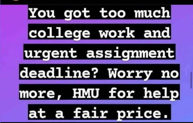 esthermuinde562's tweet image. Got upcoming assignments for #FallClasses2025 on #OnlineClass, #Canvas.
I’ve got you covered with expert help in:
✦ Physics
✦ Mathematics
✦ Science
✦ Sociology
✦ Case Studies
✦ Quizzes &amp;amp; Tests
✦ Python
✦ Philosophy
✦ Biology
✦ And any other assignments due! ✅