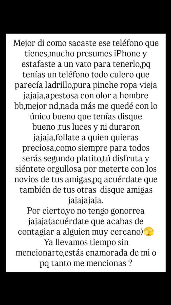Mejor que se ponga a arreglarse la cara,no que ya iba a subir sus cositas sin filtro?