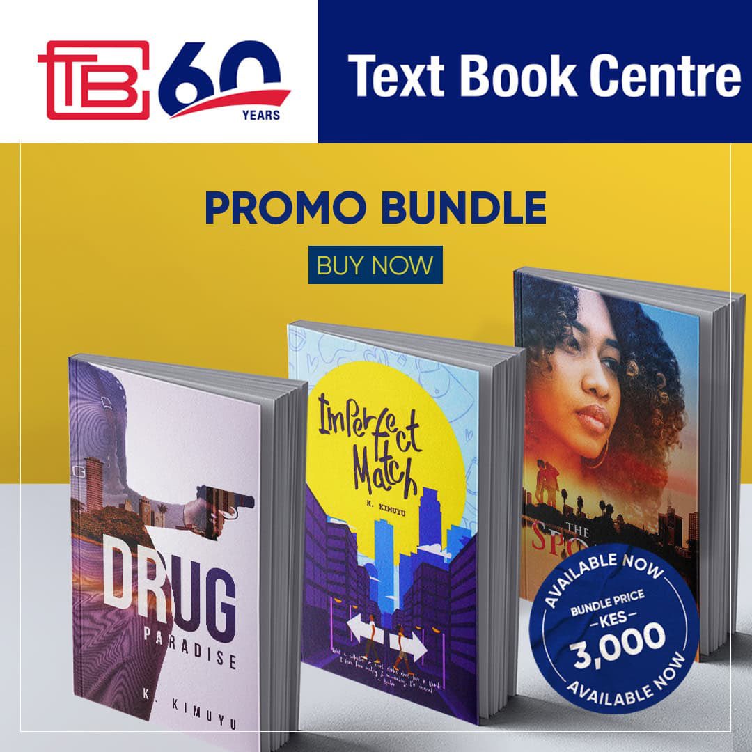 K. Kimuyu (@wakimuyu) on Twitter photo This limited bundle is currently running <a href="/TextBookCentre/">Text Book Centre</a>. Great chance to grab all three of my books at a discount. This limited bundle is currently running <a href="/TextBookCentre/">Text Book Centre</a>. Great chance to grab all three of my books at a discount.