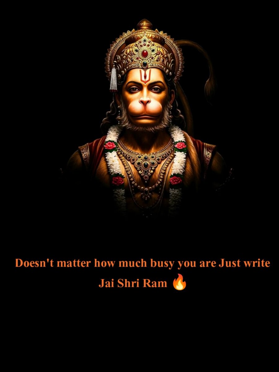 JeetuKumar43's tweet image. Doesn&apos;t matter how busy you , just write जय श्री राम ❤❤❤❤🙏🙏🙏🙏