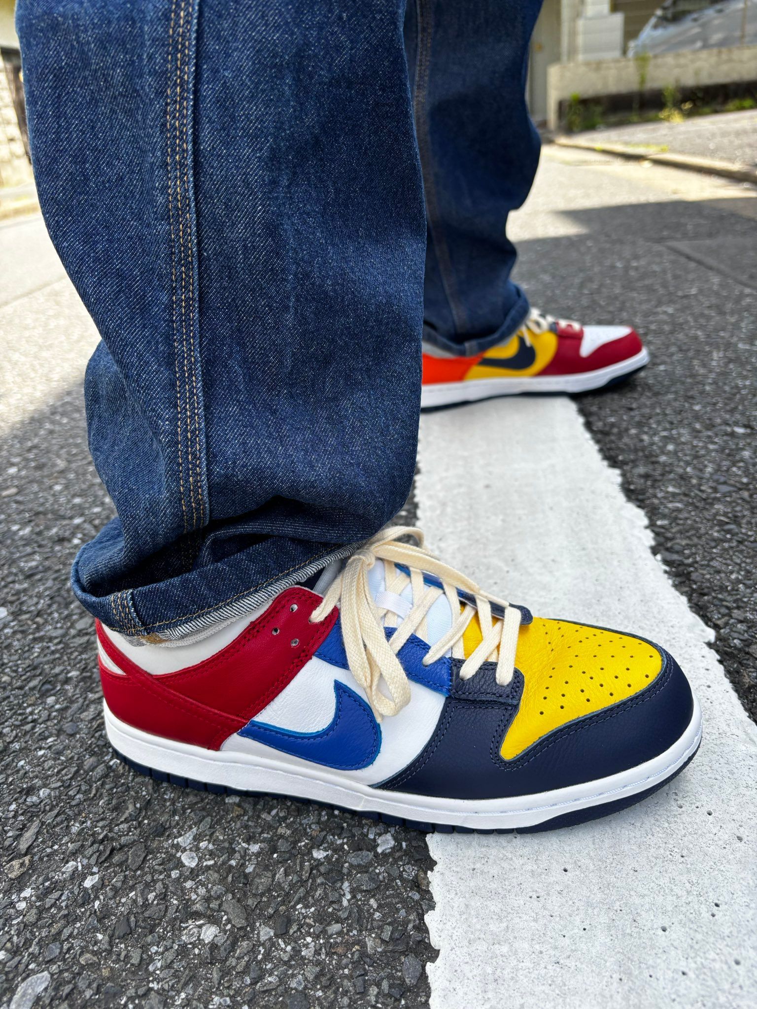 靴 DUNK LOW JP QS Nike Dunk Low CO.JP QS What The Multicolor Men's Size 10.5