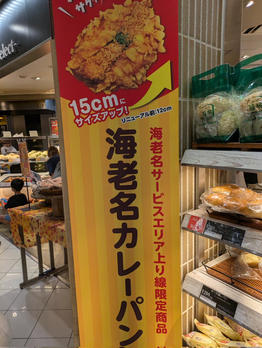 へぇ、海老名まんかぁ…
海老名カレーパンかぁ…
つい買っちゃいますね