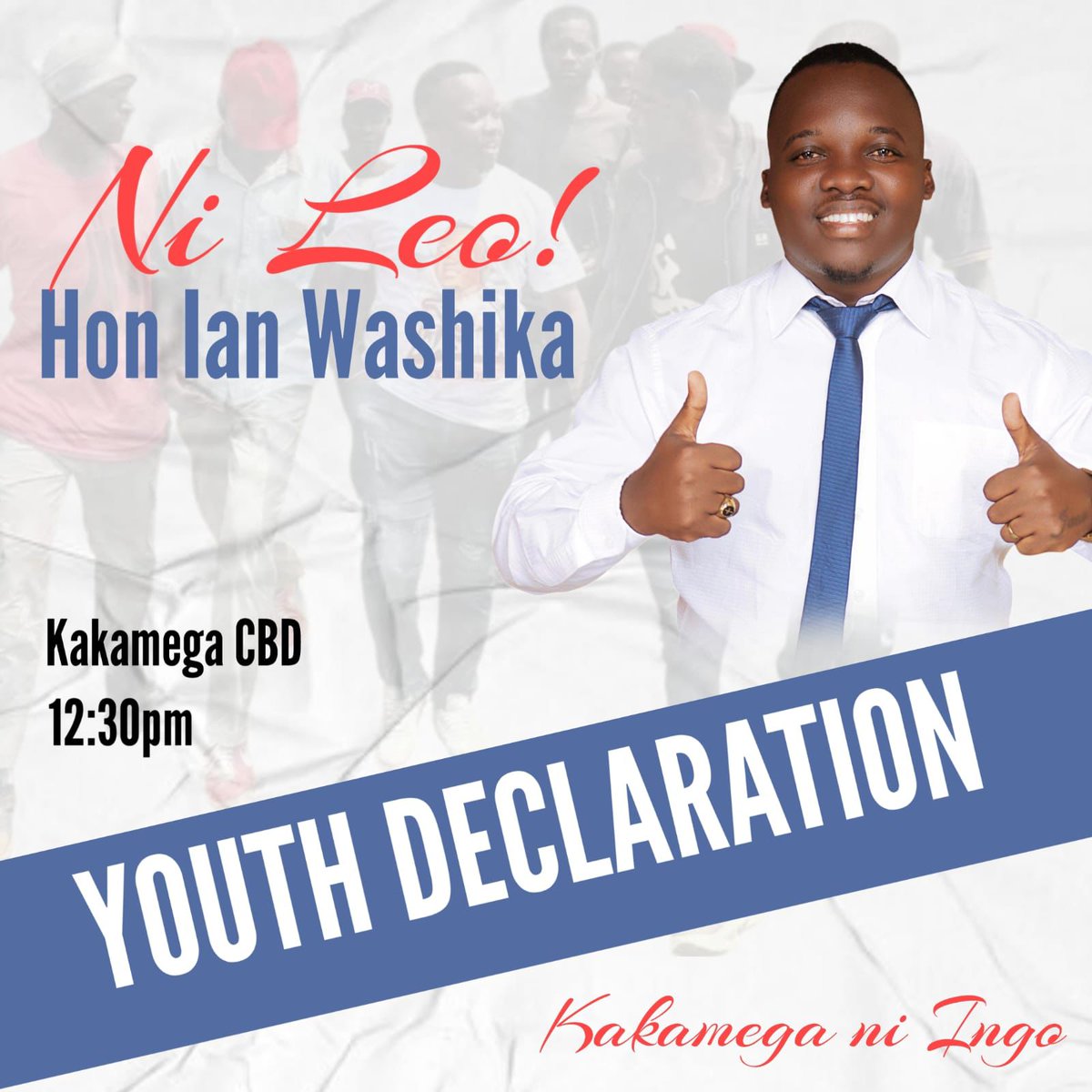 WuodOnyimbo's tweet photo. We are breaking old barriers and building new bridges. Youth for Youth leadership.
 #IanWashika
Kakamega Declaration https://t.co/lrrDZykIAI