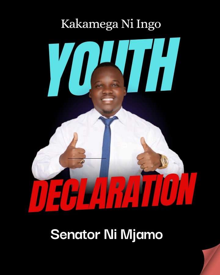 NdiloVerline's tweet photo. Today is the day! Youth across Kakamega are declaring their support for a new generation of leadership. #IanWashika Kakamega Declaration is here. https://t.co/gxWLG4orSp