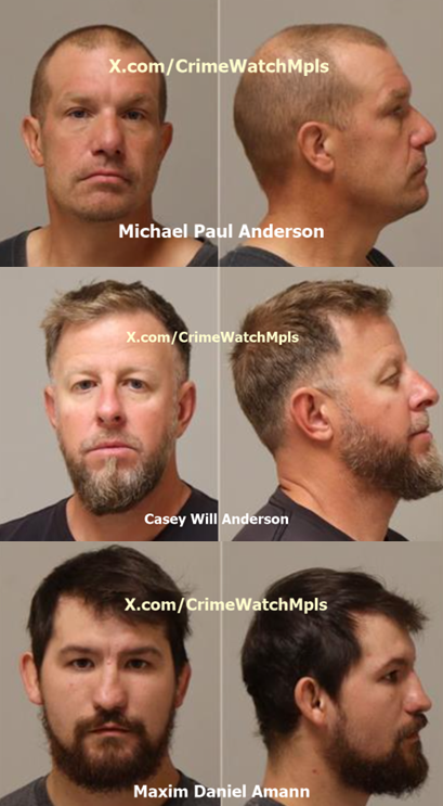CrimeWatchMpls's tweet photo. Blaine had an underage prostitution sting last week.
Arrested on probable cause felony Prostitution-Hire 16 to 17 Yr Old:
Michael Paul Anderson (also 2nd degree drugs)
Casey Will Anderson
Maxim Daniel Amann
Elijah Joseph Aaron
Antony Martin Copara Musuna
Roger Isaias Cruz Lopez https://t.co/ZfXttUgZXX