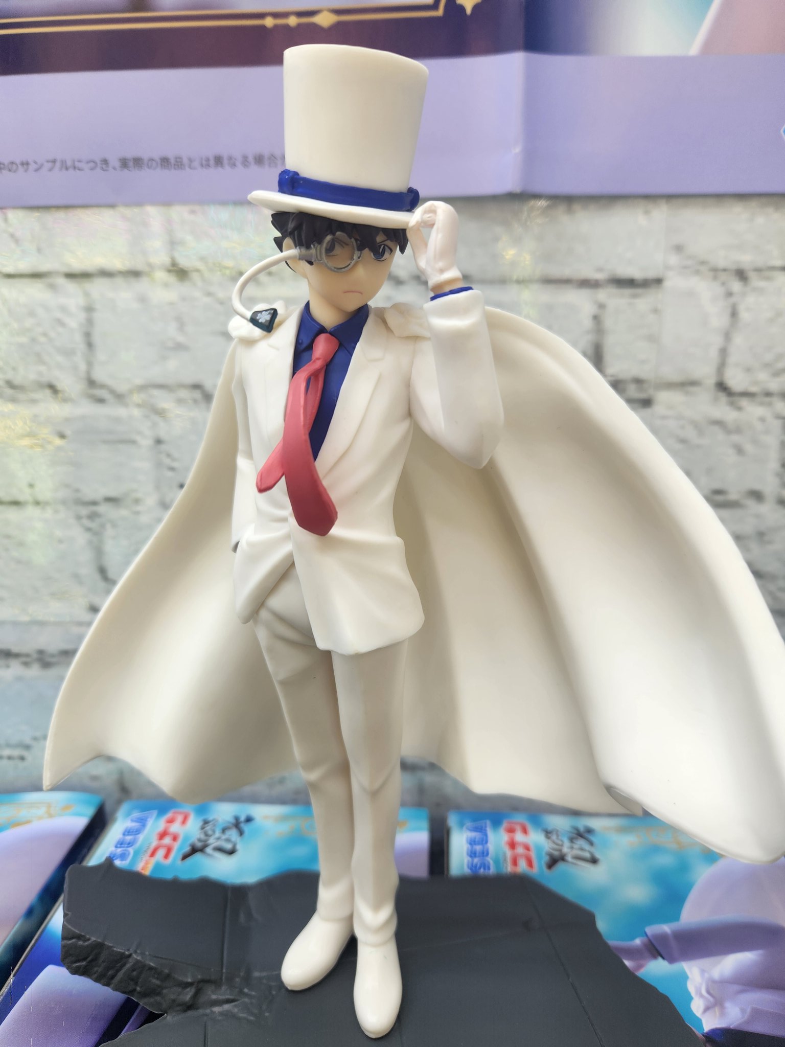 名探偵コナン XrossLink フィギュア 怪盗キッド 江戸川コナン