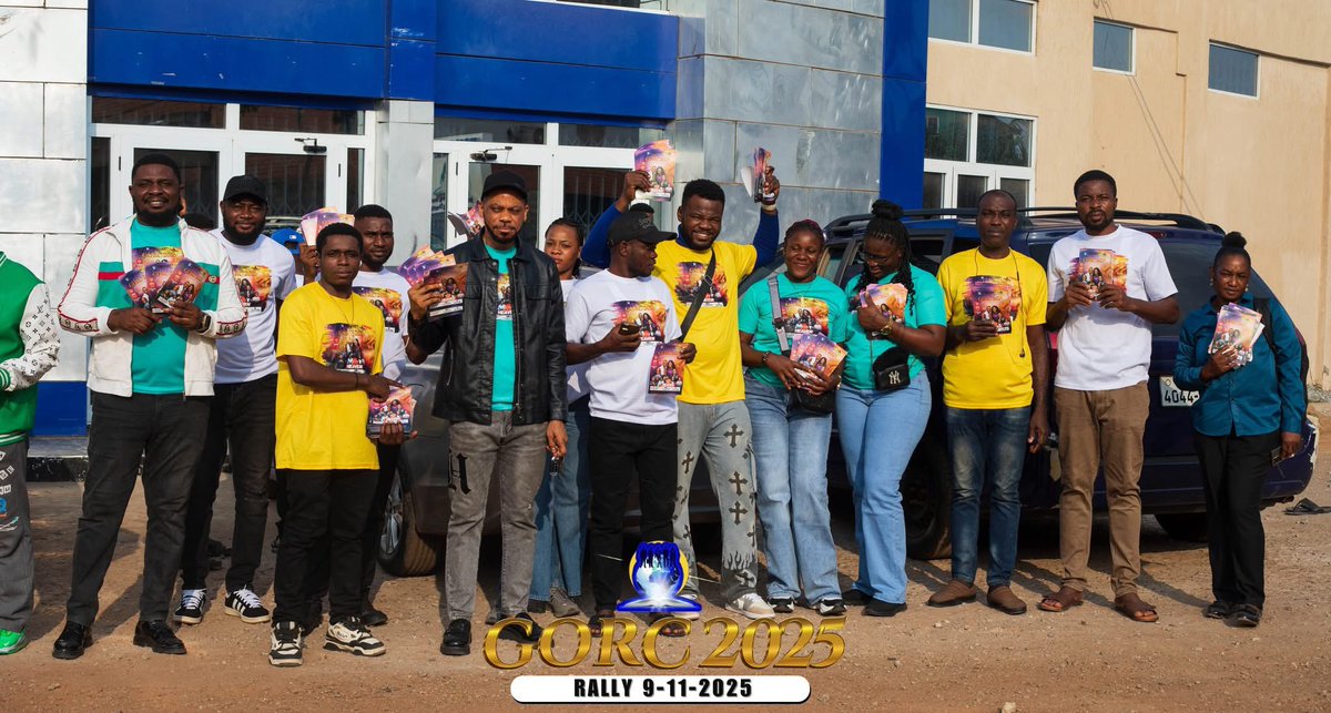 RulersCityIntl's tweet image. WE ARE 12 DAYS DOWN TO #gorc 2025 ! GLORY TO JESUS FOR A SUCCESSFUL RALLY DAY ONE. 
GORC 2025 ( SOUNDS FROM HEAVEN ) 
#revvictorchimere #gorc2025 #rally #rulerscitychurchinternational