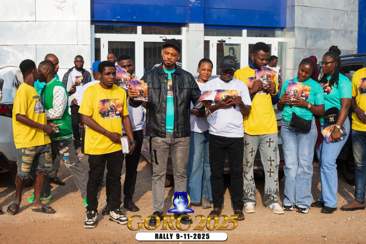RulersCityIntl's tweet image. WE ARE 12 DAYS DOWN TO #gorc 2025 ! GLORY TO JESUS FOR A SUCCESSFUL RALLY DAY ONE. 
GORC 2025 ( SOUNDS FROM HEAVEN ) 
#revvictorchimere #gorc2025 #rally #rulerscitychurchinternational